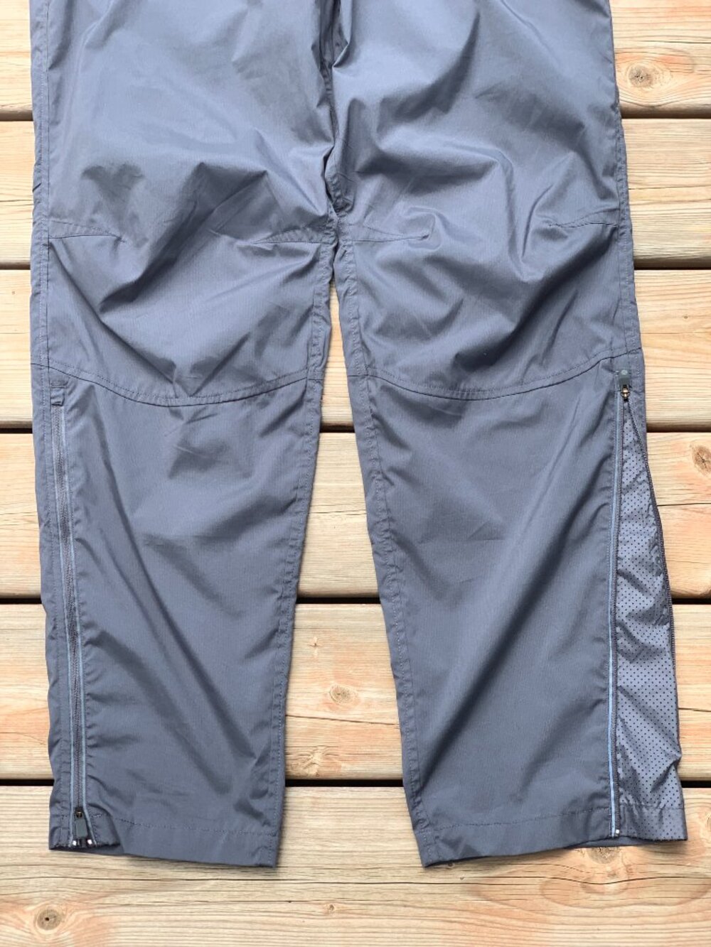 Lululemon Pacific Run Pant Mens L Gray Zip Pocket Calf Athletic Training Cycling - Picture 3 of 12